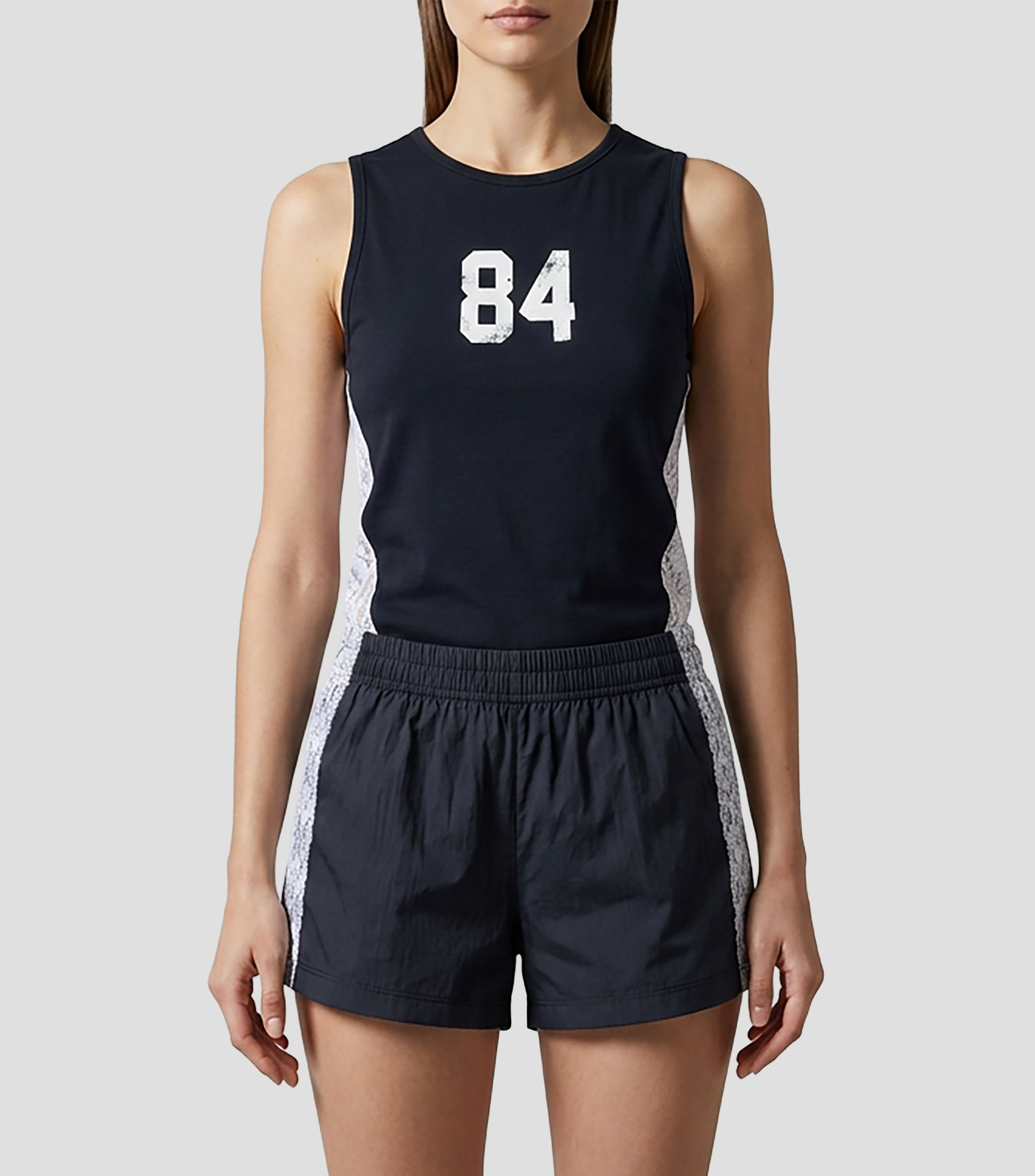Blusa fantasía sin mangas Mujer